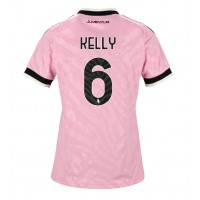 Juventus Lloyd Kelly #6 Bortatröja Kvinnor 2026-27 Korta ärmar